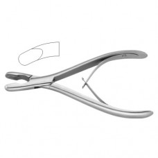 Luer Bone Rongeur Curved Stainless Steel, 18 cm - 7"